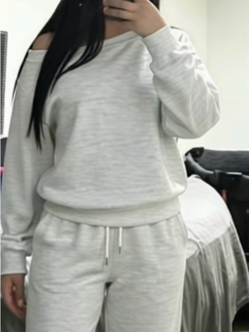 Women’s 2 piece set gray